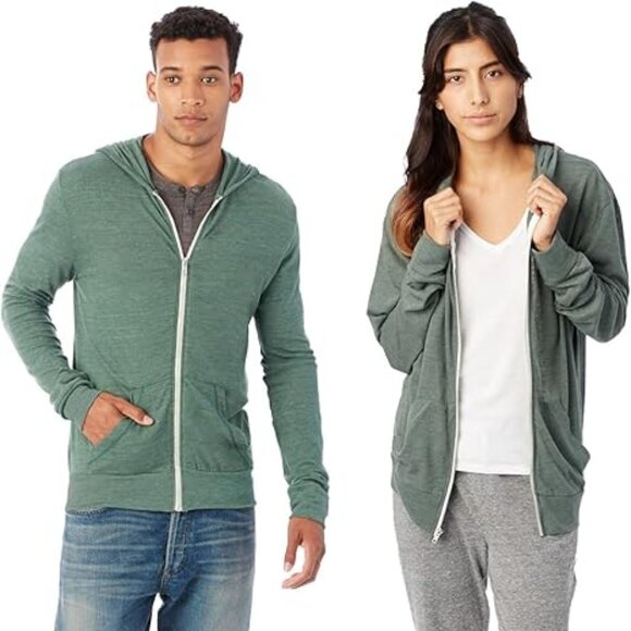Alternative Women's Eco Zip Lightweight Hoodie - Picture 1 of 4